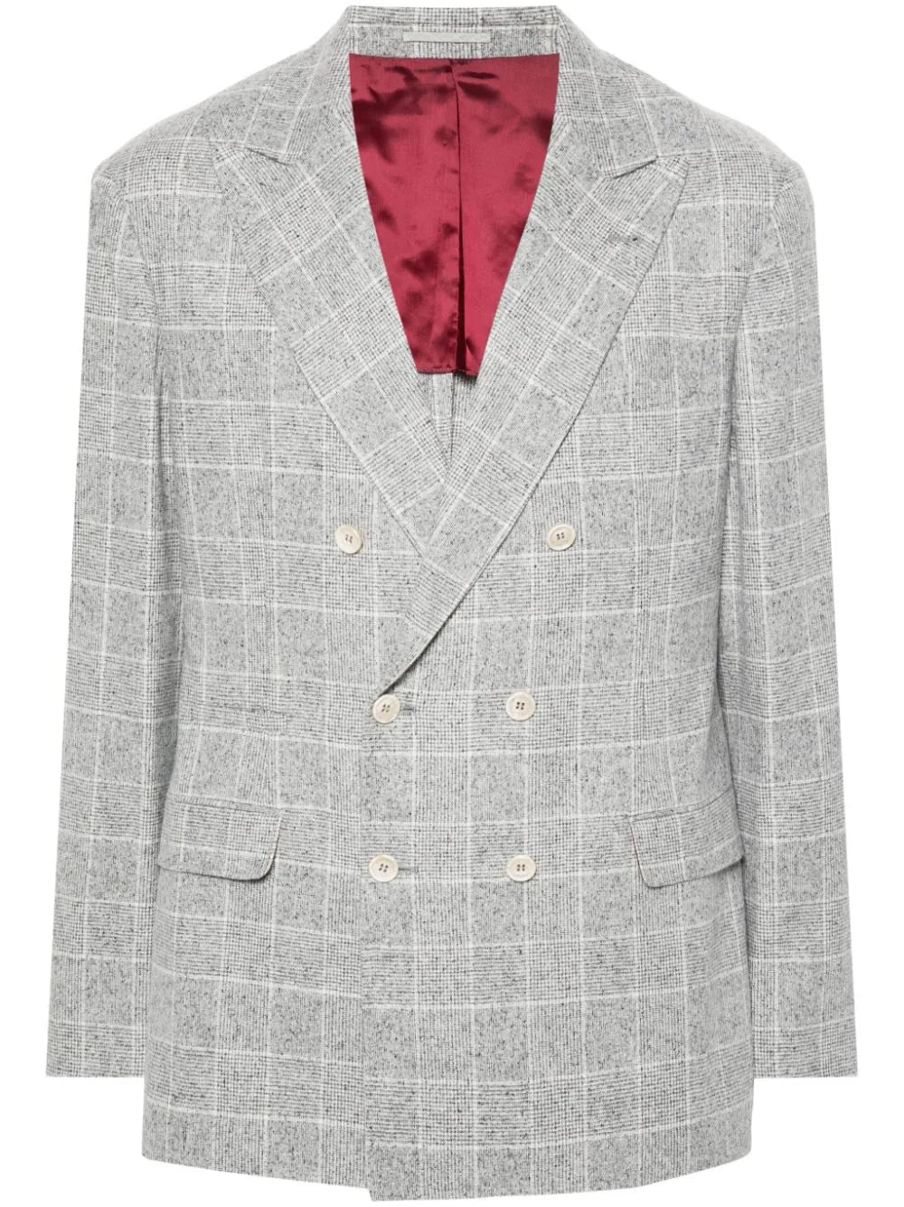 Checked blazer