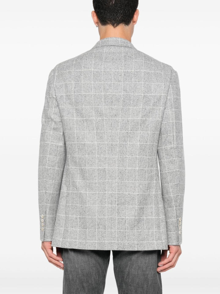 Checked blazer