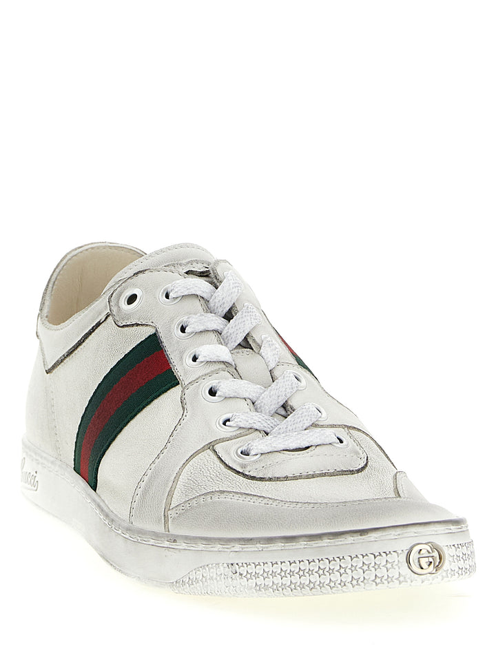 Gucci Stretch Sneakers - White | bac78c1cd584ed289666031a738332304cc3ee31