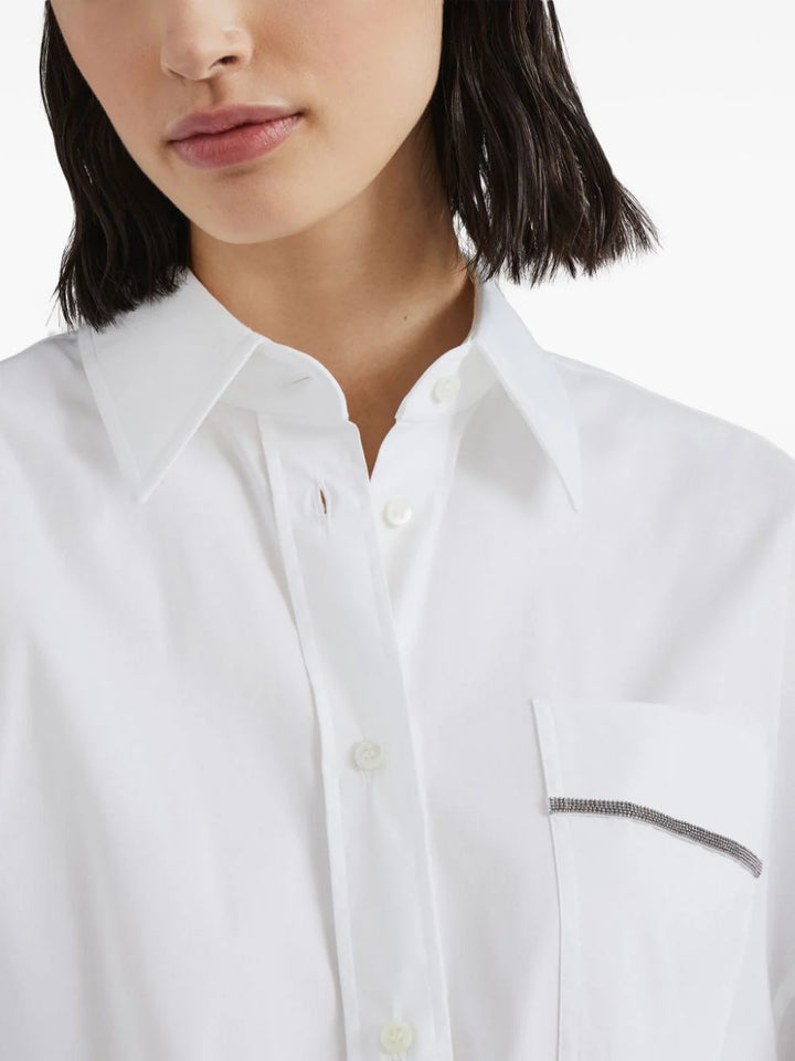 Shirt with Monili detail