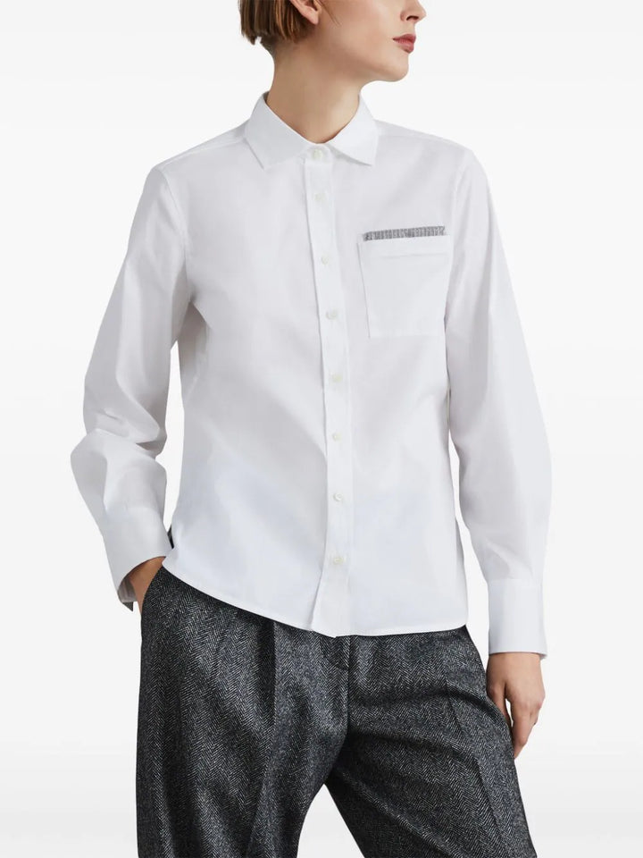 Shirt with Monili detail