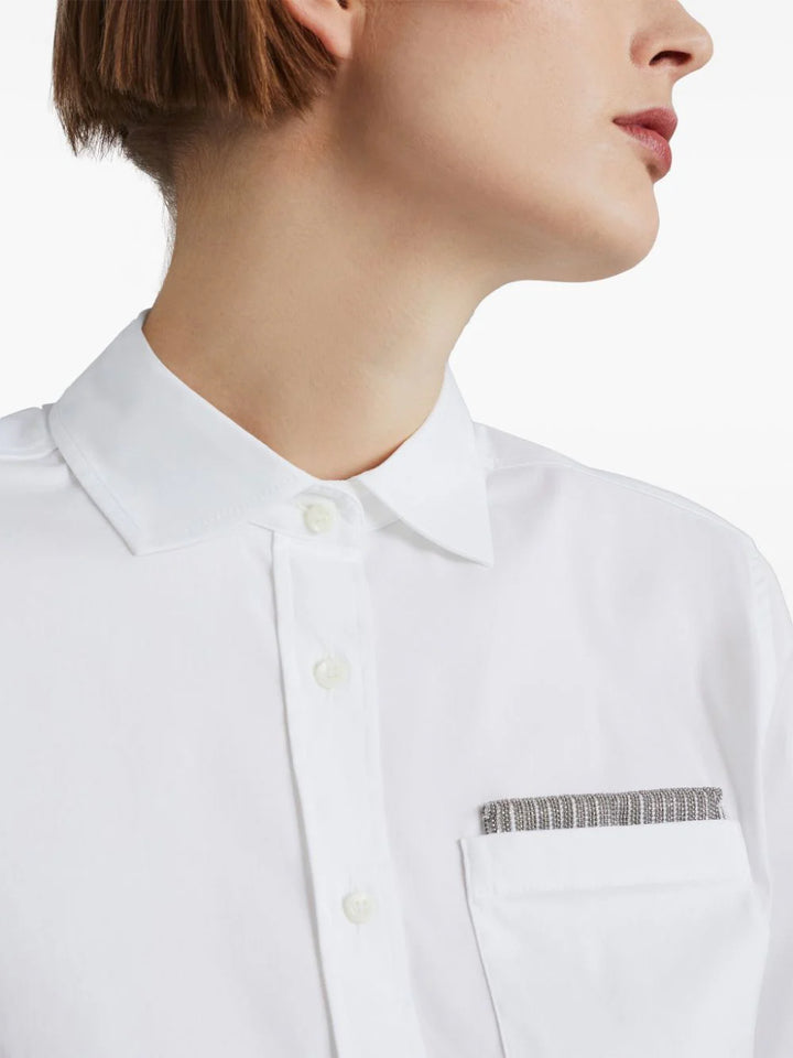 Shirt with Monili detail