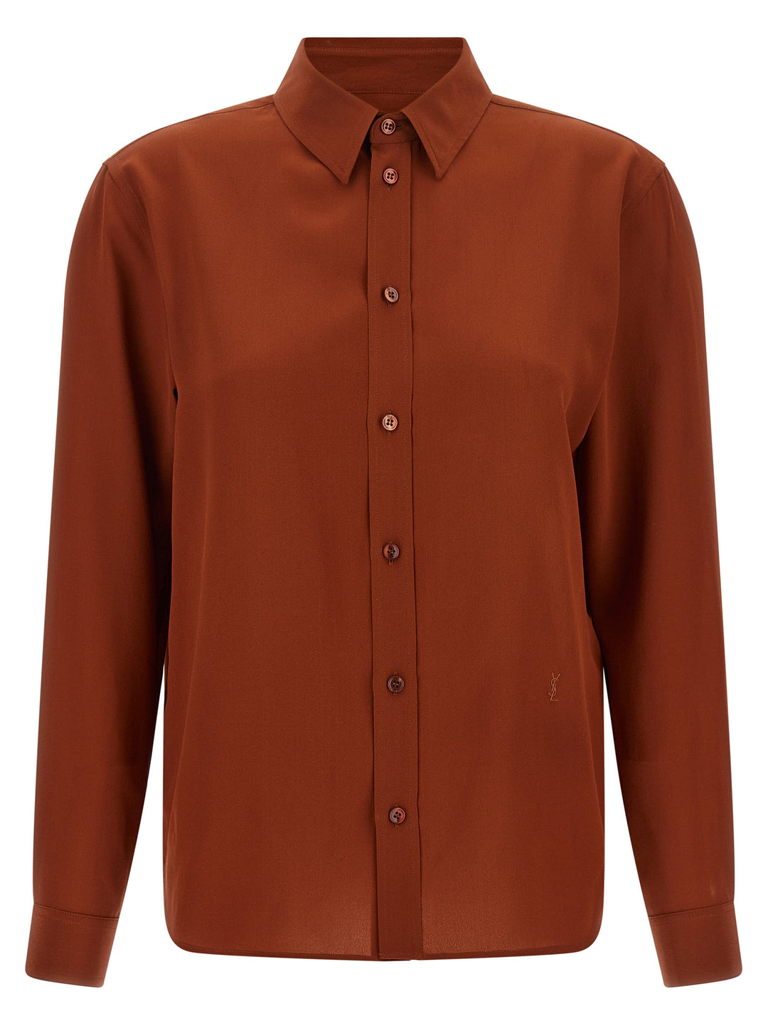 Saint Laurent Cassandre Shirt and Blouse - Orange | 7cb10c89966c402260609f5cdf47bf4441c46783