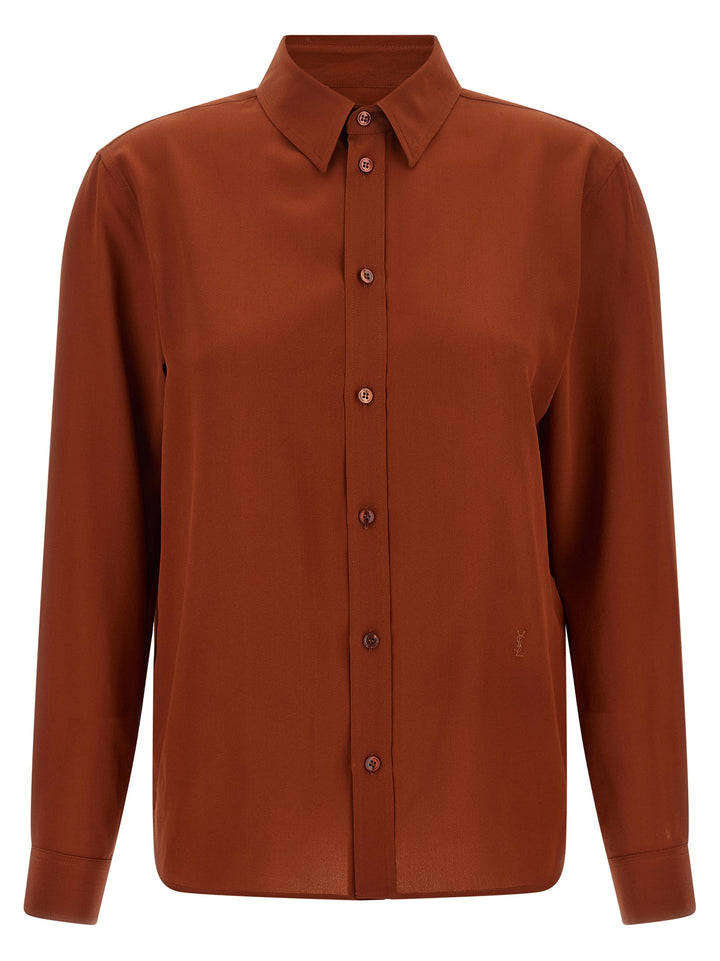 Saint Laurent Cassandre Shirt and Blouse - Orange | 7cb10c89966c402260609f5cdf47bf4441c46783