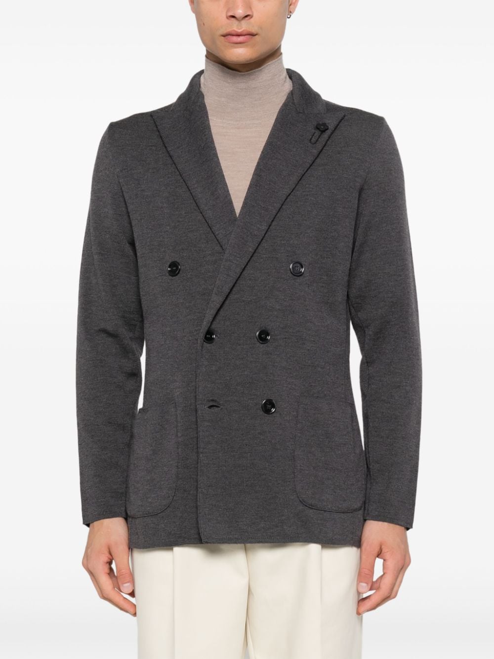 Blazer with pin