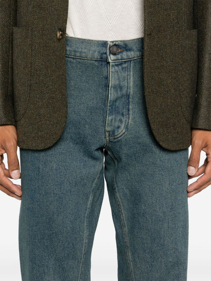 Pantalone uomo denim confort lavato