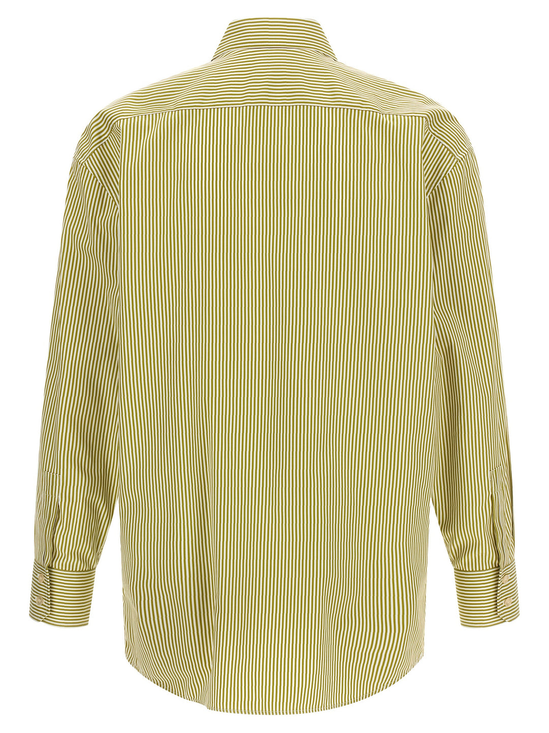 Saint Laurent Striped Shirt Shirt and Blouse - Green | c01ab23dc163e66f522b0d31b94b5d92762fac0d