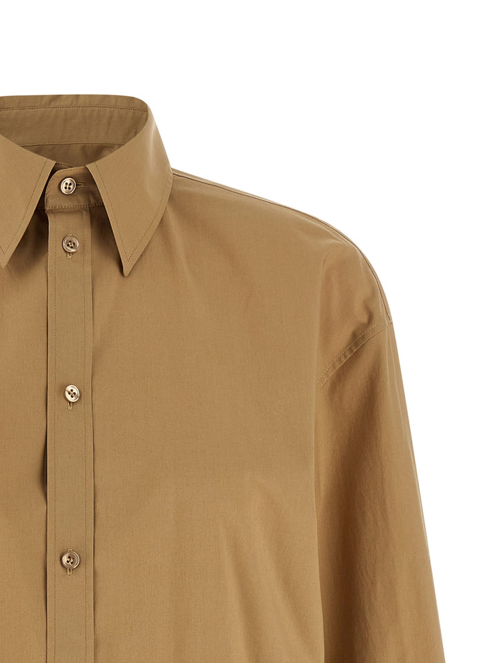 Saint Laurent Cassandre Shirt and Blouse - Brown | 76eb7252afabaa7b1f4a85981a51f1ccbb50f3d1