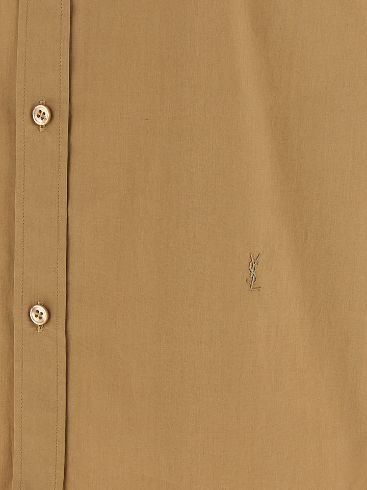 Saint Laurent Cassandre Shirt and Blouse - Brown | 5d9ac0d9939ef88d8c039d94f170364a4aa6530d