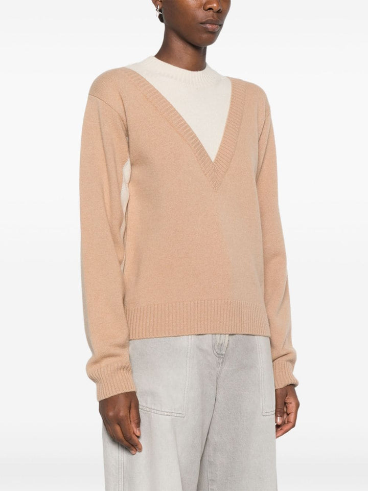 Two-tone sweater