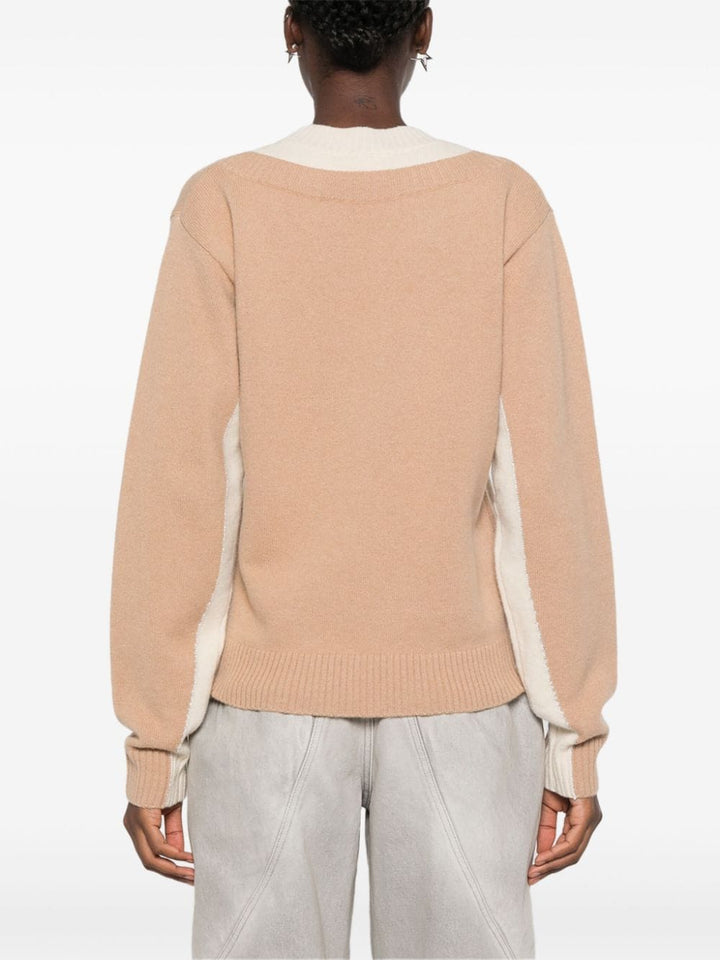 Two-tone sweater