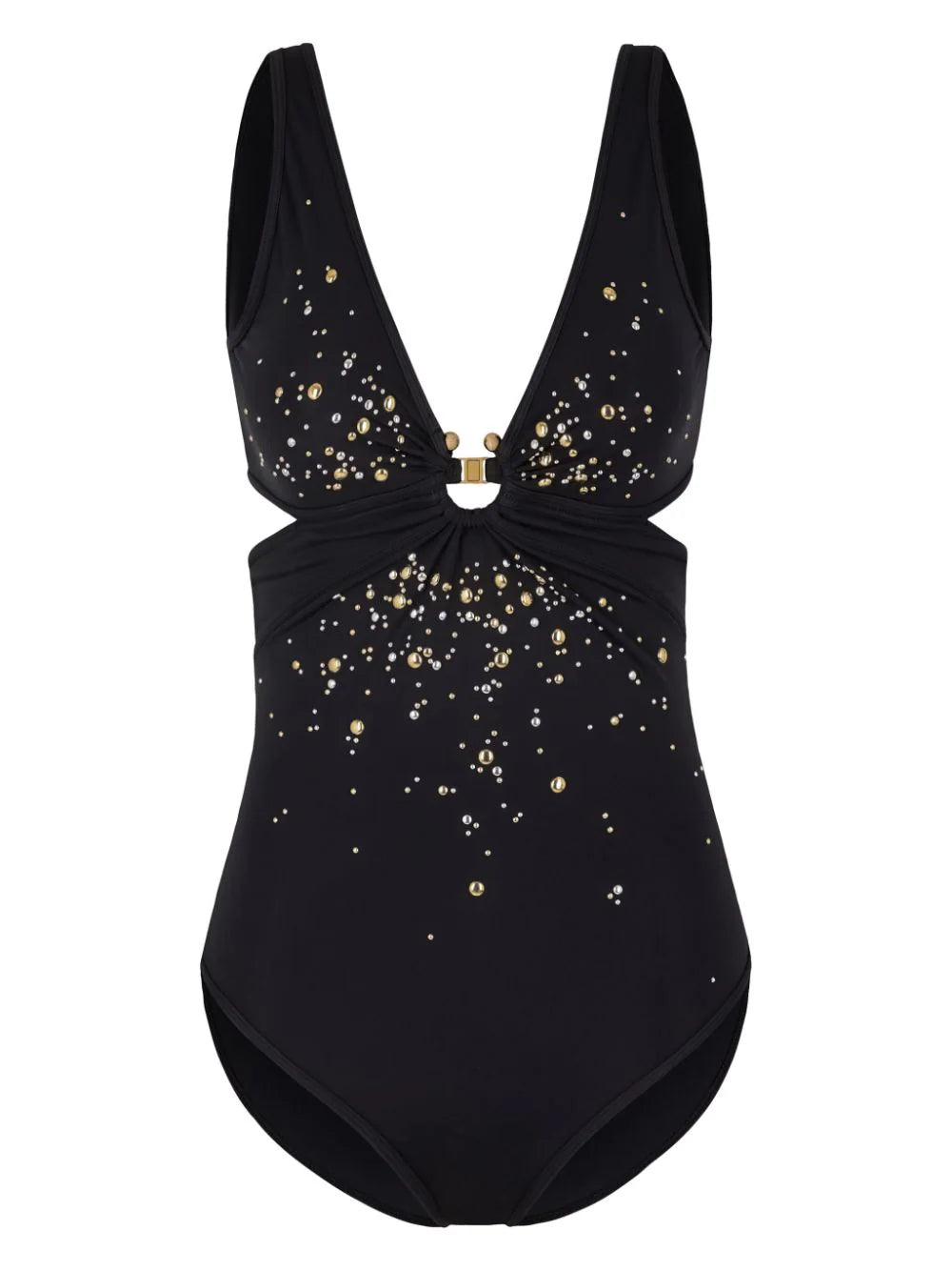 One-piece swimsuit with cut-out