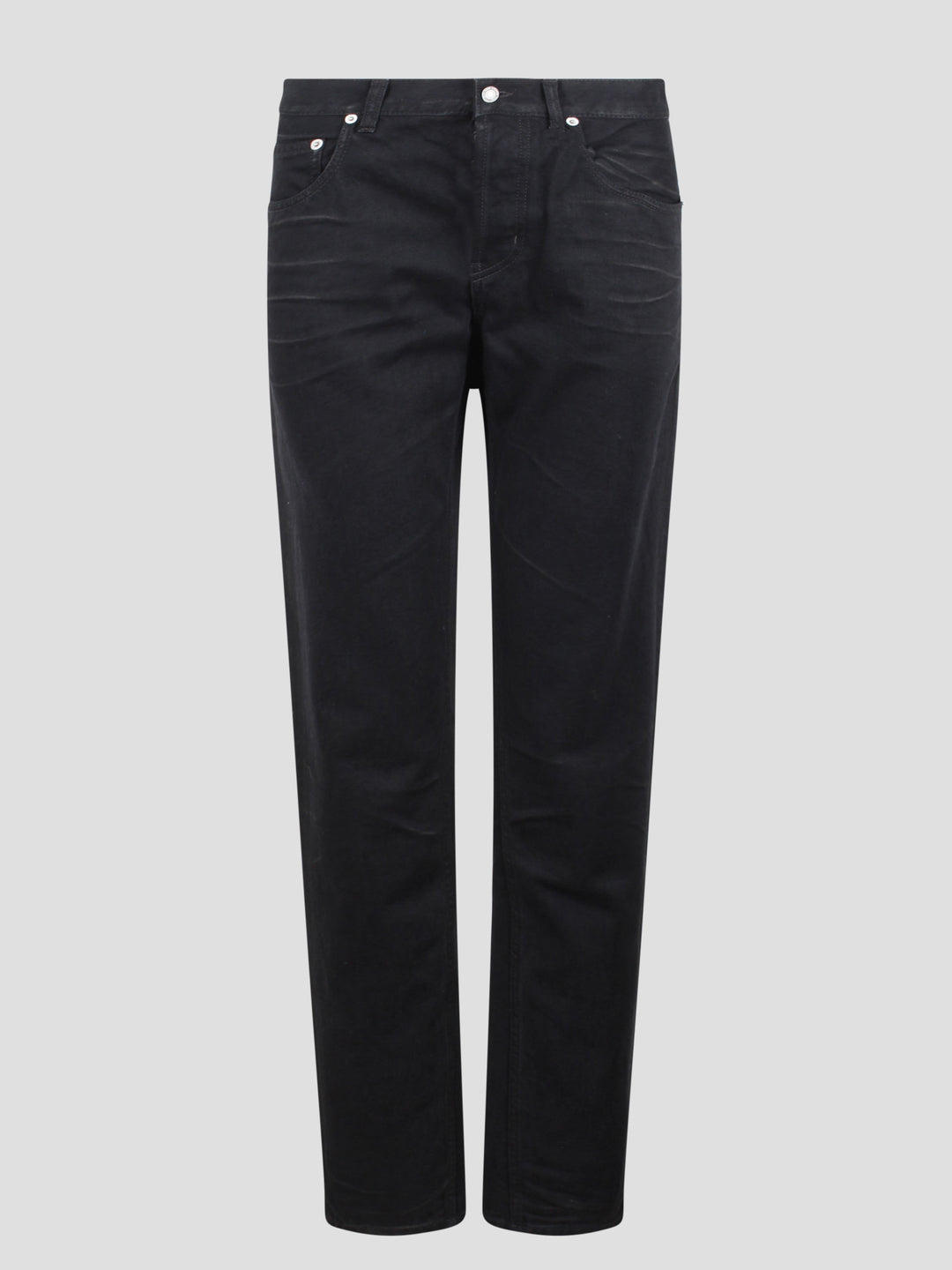 Carbon black denim jeans