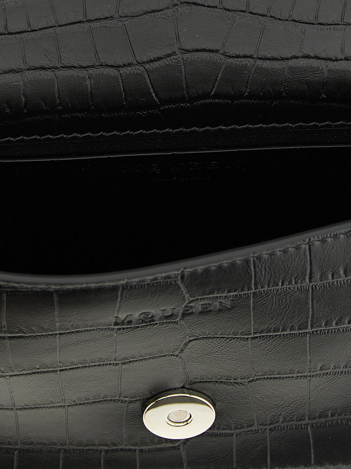 Mcqueen Jewelled Shoulder Bags - Black | ada17eb1eb1728cf9b9226f8ffe9c549bf7fc476