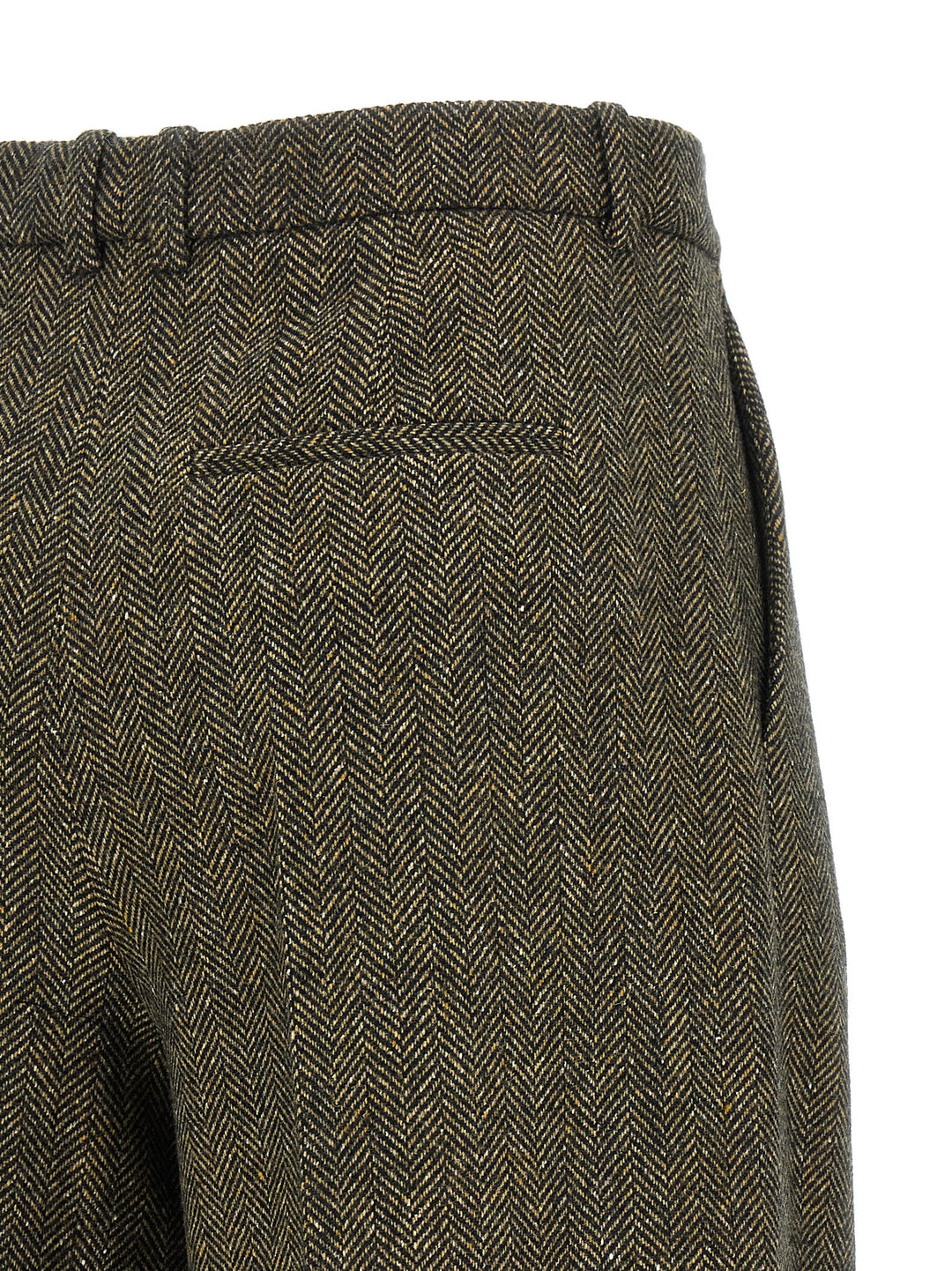 Saint Laurent Culotte Pants - Brown | 60574c57bb6308dba1f6582c4783e3a39b92518e