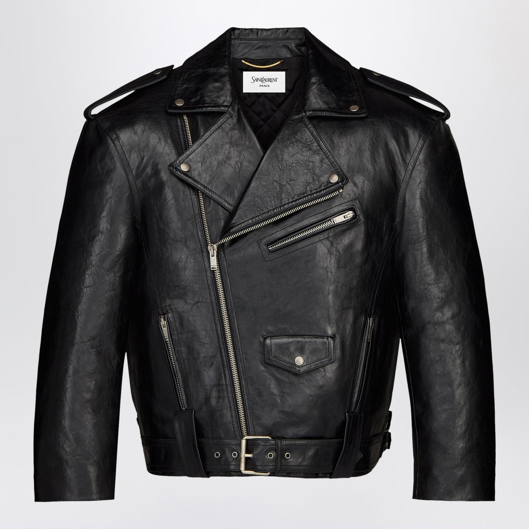 Saint Laurent Coats & Jackets - Black | 62ac998ecf1fda31c362318877501a21ad388637