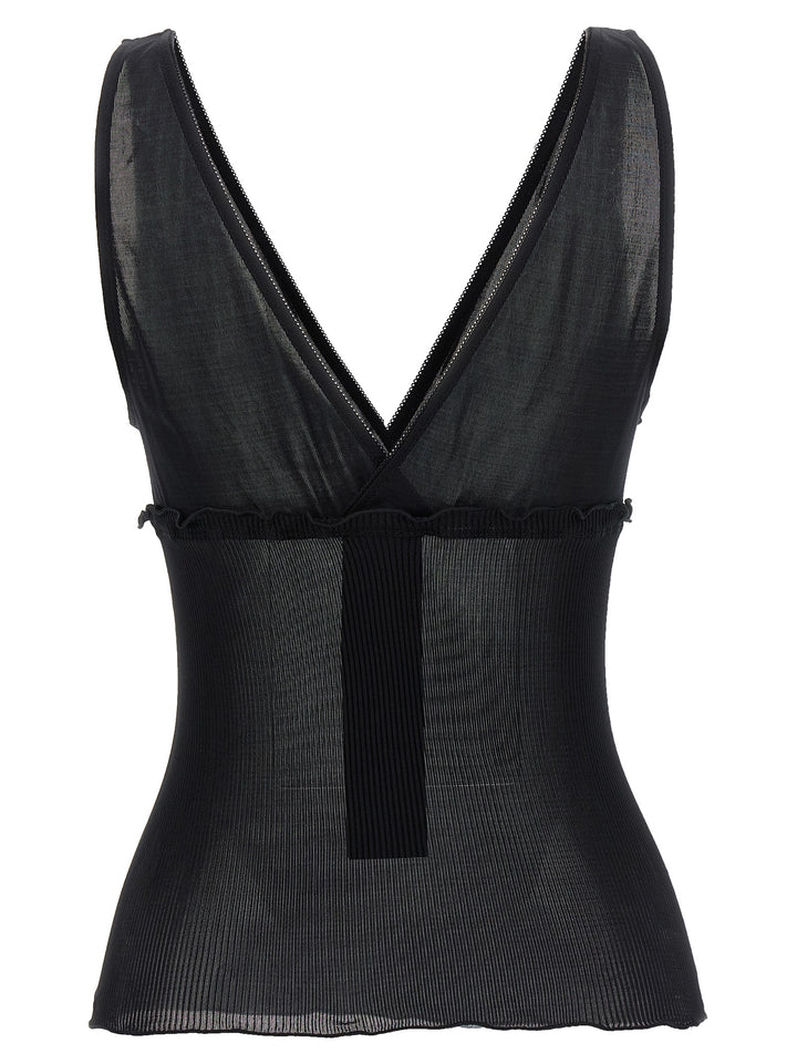 Saint Laurent Cassandre Tops - Black | bca6145cb1503153a452aa45347d416ac1db835a
