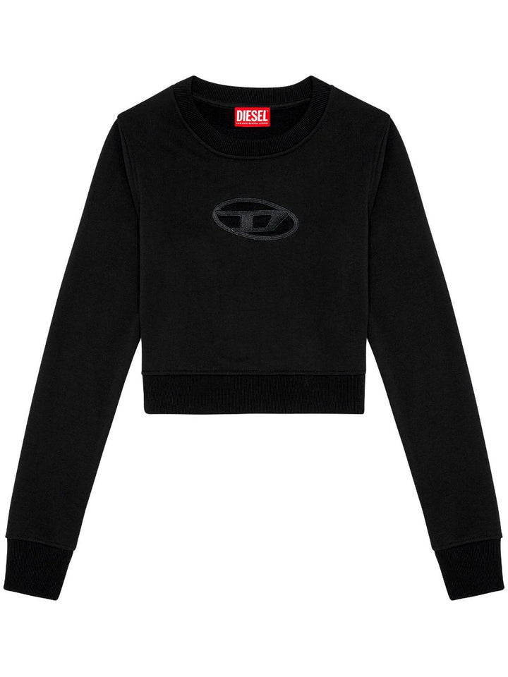 F-Slimmy-Od crop sweatshirt with cut-out