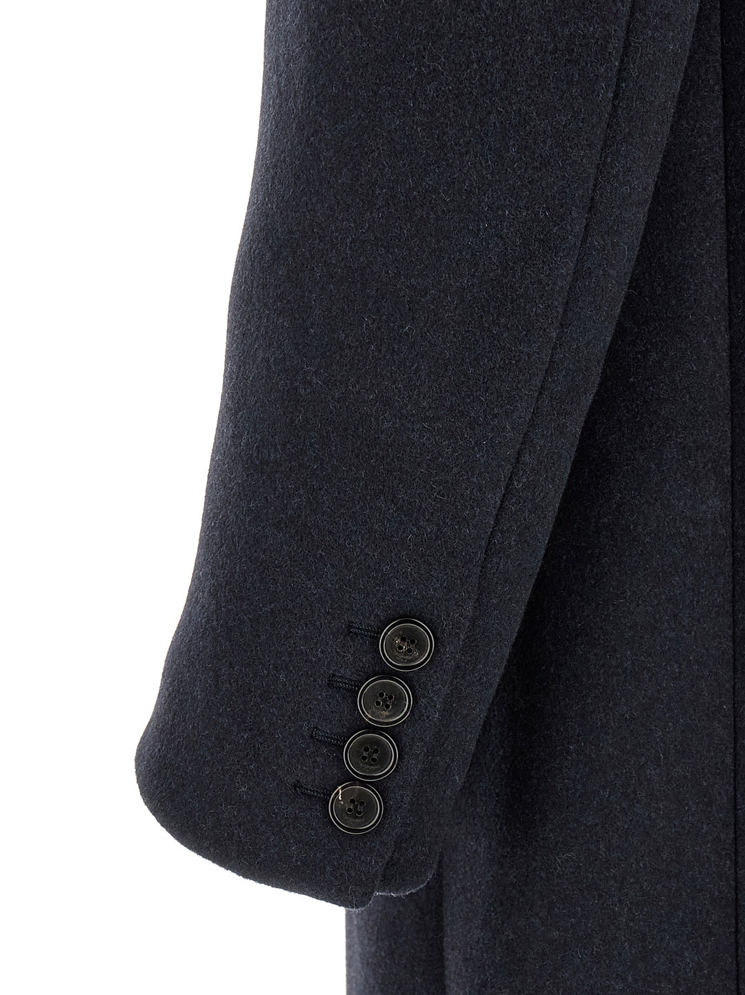 Saint Laurent Double-Breasted Coat Coats and Trench Coats - Blue | b945dbc9530de64069160e453c1c0286c39235ea