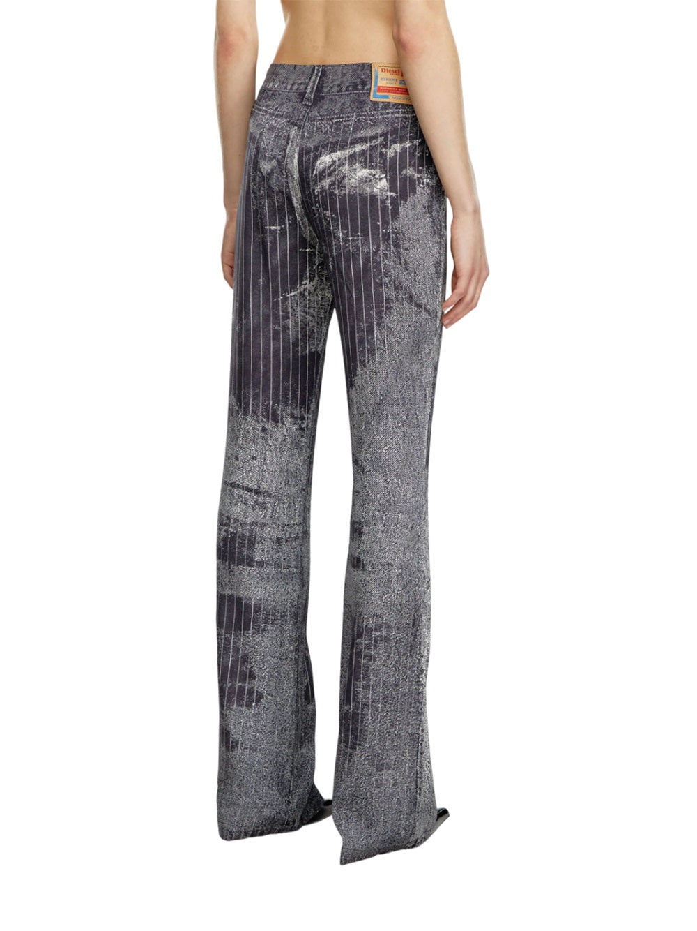 Retty straight pinstriped jeans