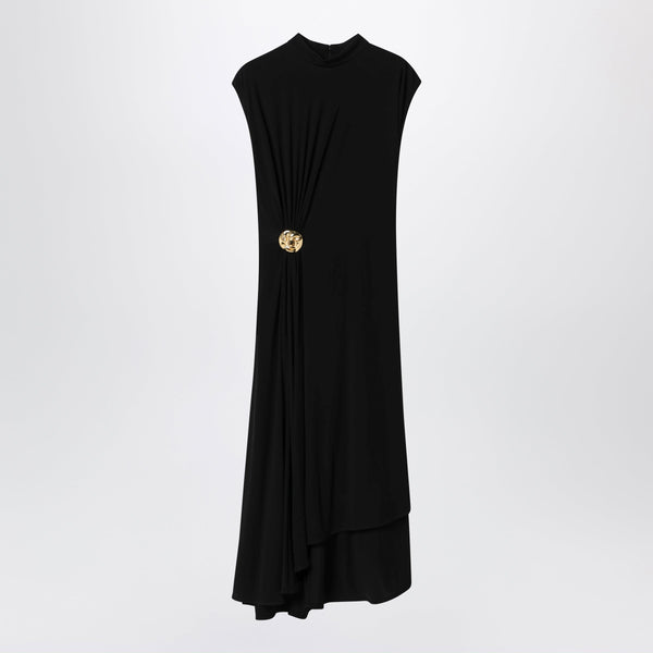 Black Dress In Viscose Crêpe Jersey