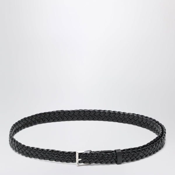 Black Solo Intrecciato Belt