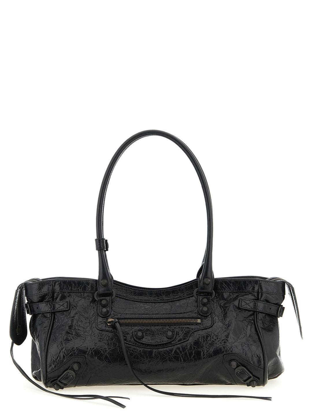 Balenciaga Le City East-West Shoulder Bags - Black | 0c4c1f76ef3167608625f36742a160c17af233ba