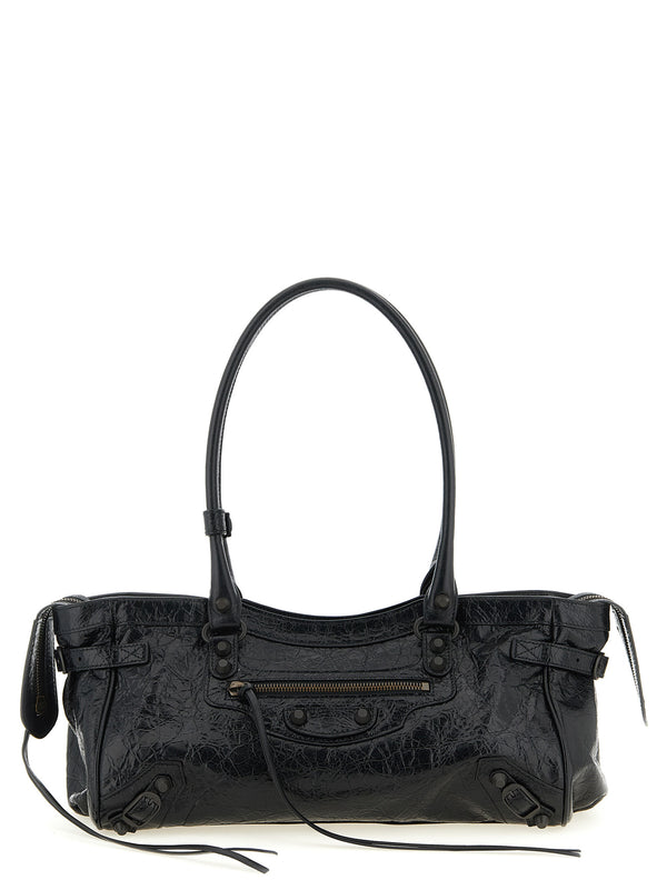 Le City East-West Shoulder Bags Black