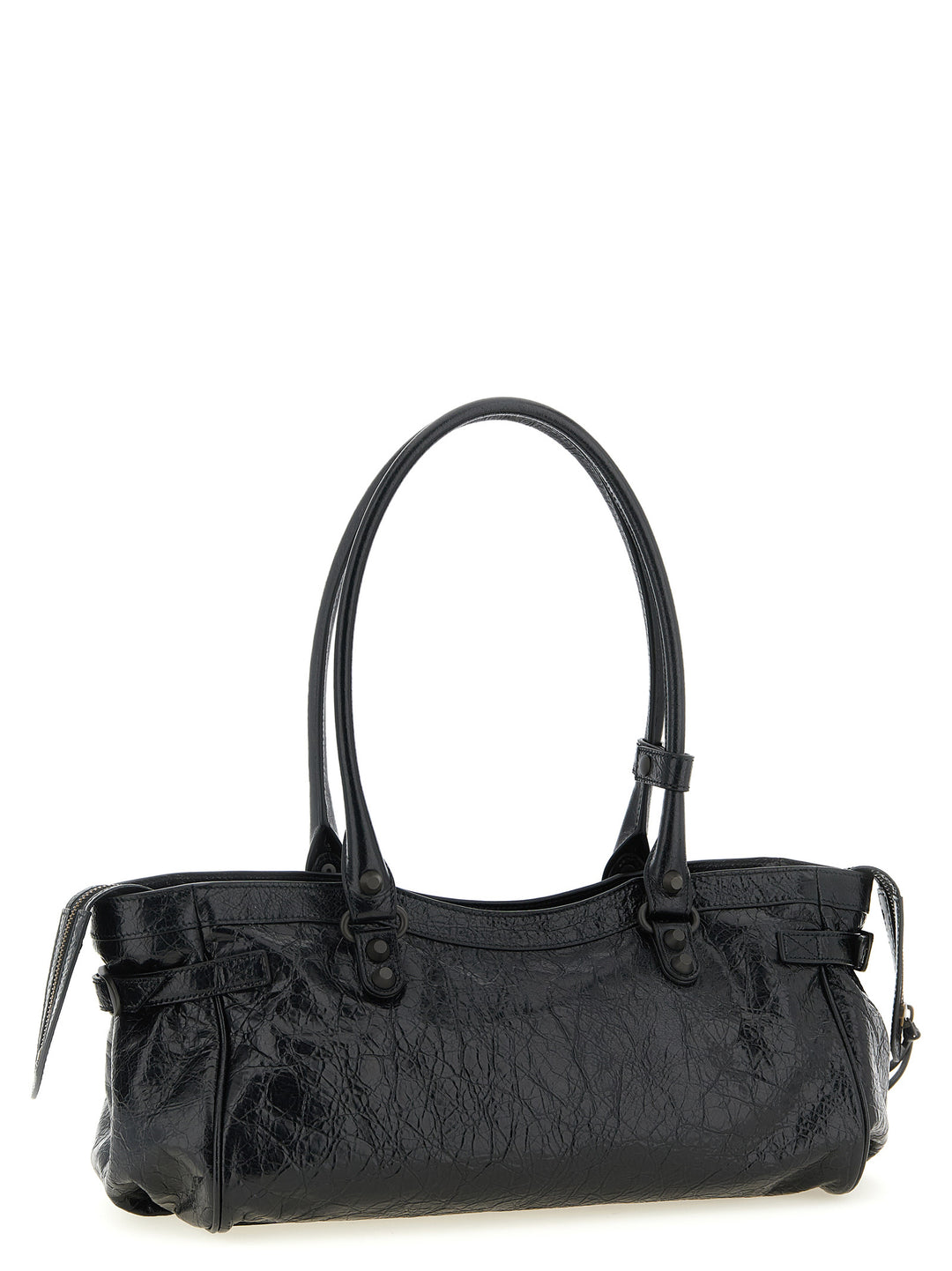 Balenciaga Le City East-West Shoulder Bags - Black | ca1b37cf7c548866896e503815bb4f9569887412