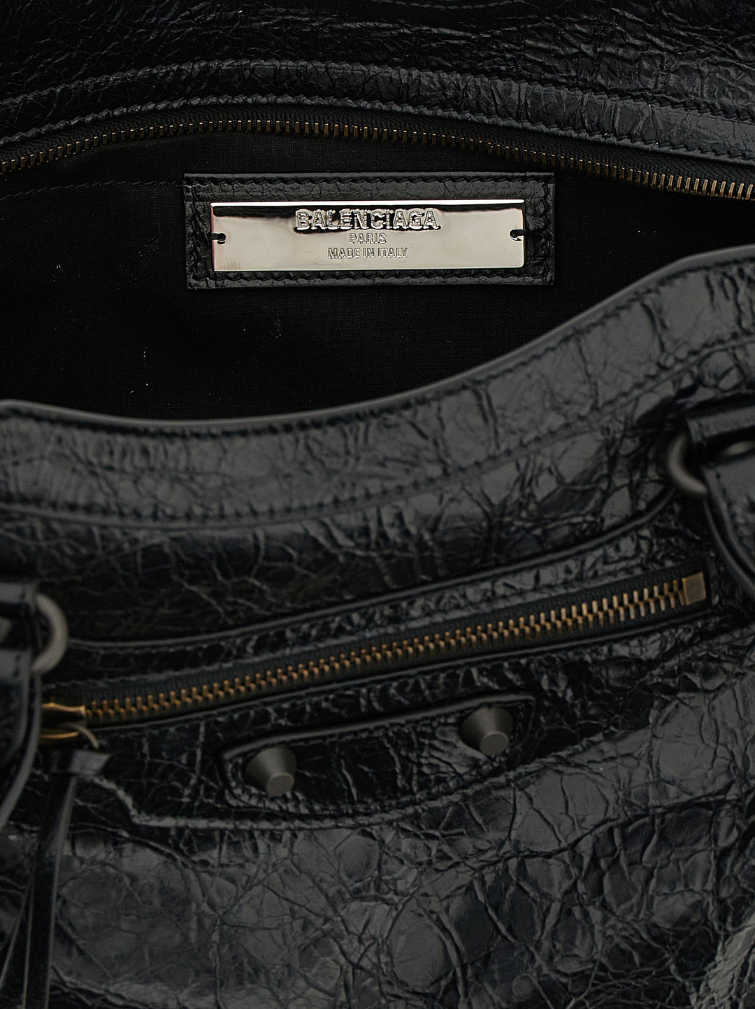 Balenciaga Le City East-West Shoulder Bags - Black | 95147c5df5c142f9e61984482ff110387a8d5c4e