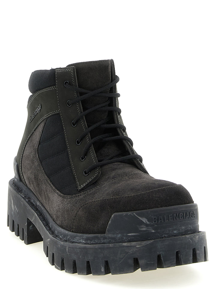 Balenciaga Combat Strike Boots and Ankle Boots - Brown | 3e0fa45d7810079ab1cec6e3de1ec60b5427c39f