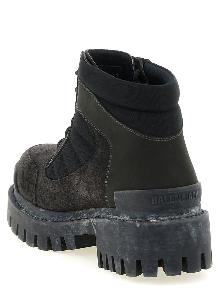 Balenciaga Combat Strike Boots and Ankle Boots - Brown | 0e3eba4afaafb7699652e963121b5f812bf3231b