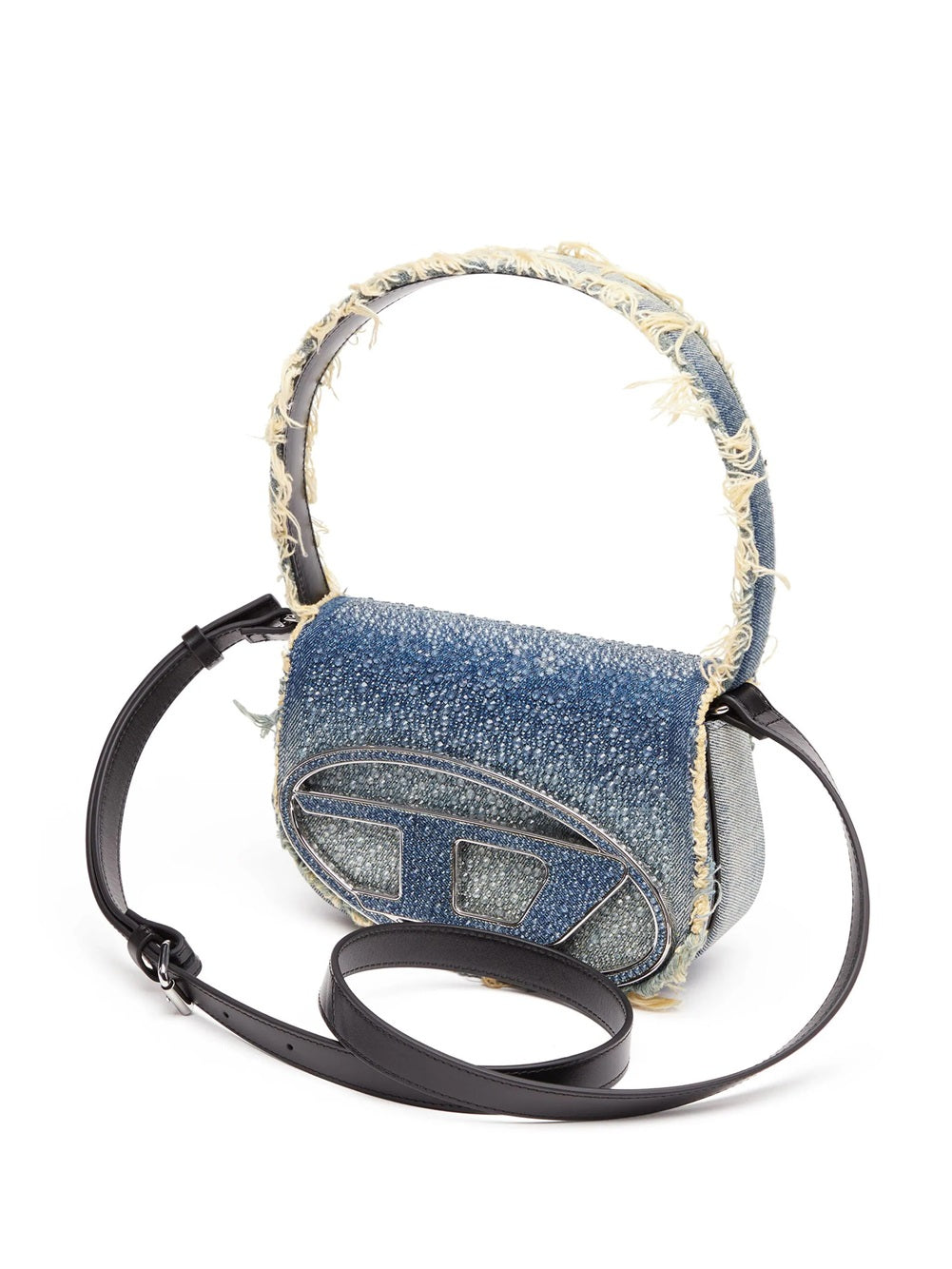 1DR denim shoulder bag