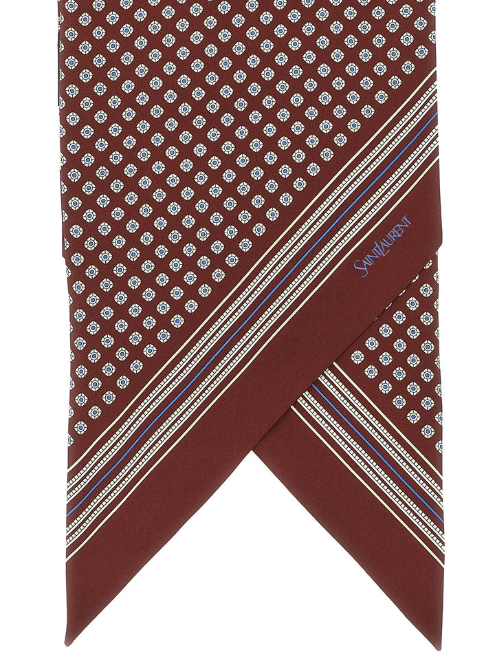 Saint Laurent Lavallière Scarf Scarves and Foulards - Bordeaux | a25faa086fb068eaed92c4bef4f961ebb7e08470