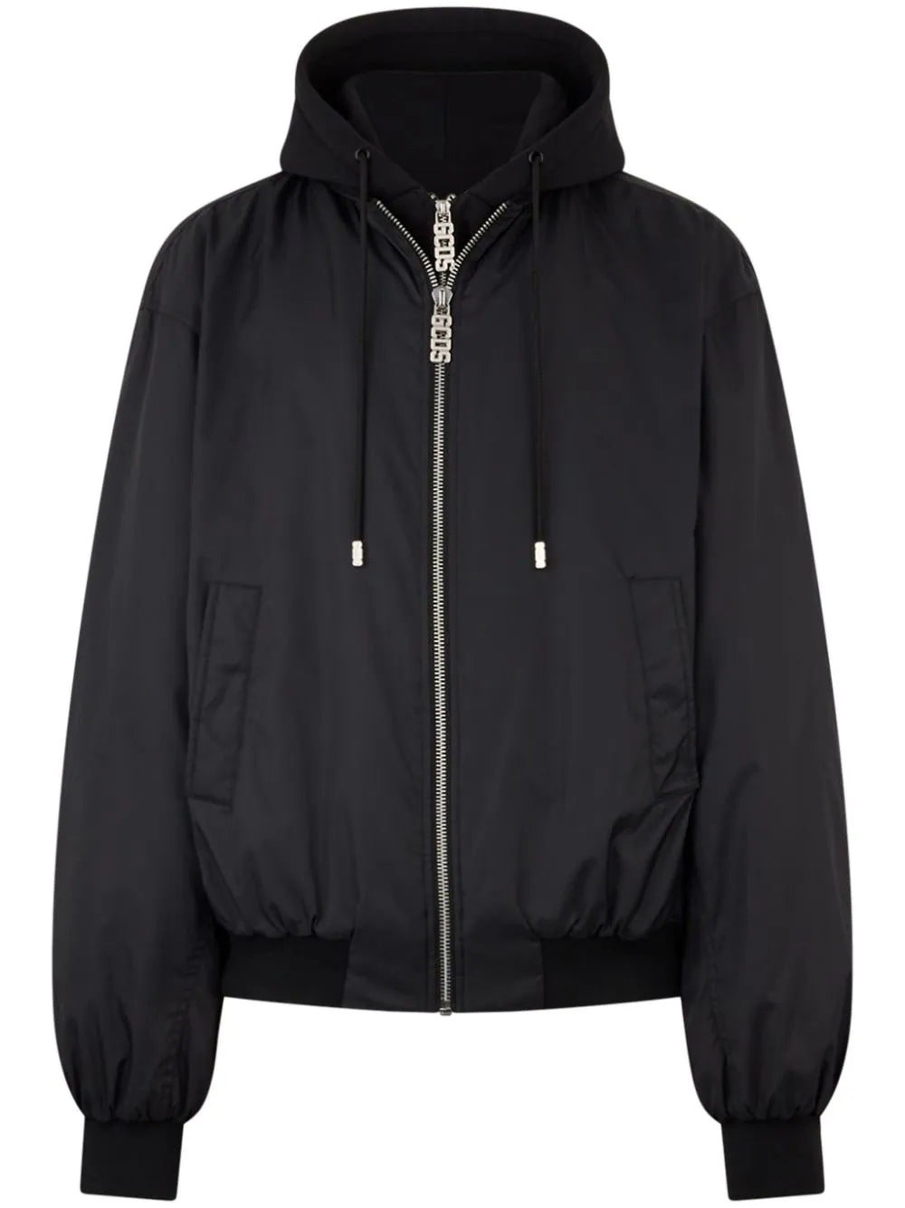 Bomber jacket with hood