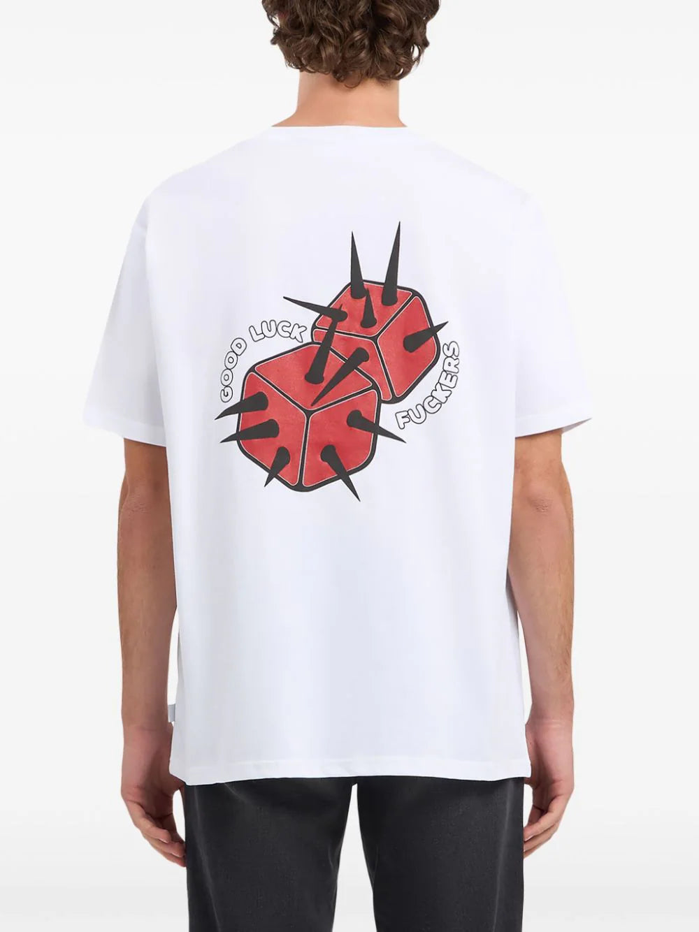 Spikey Dice oversized t-shirt