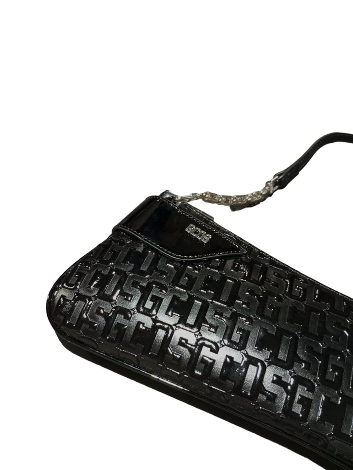 Comma notte patent monogram bag