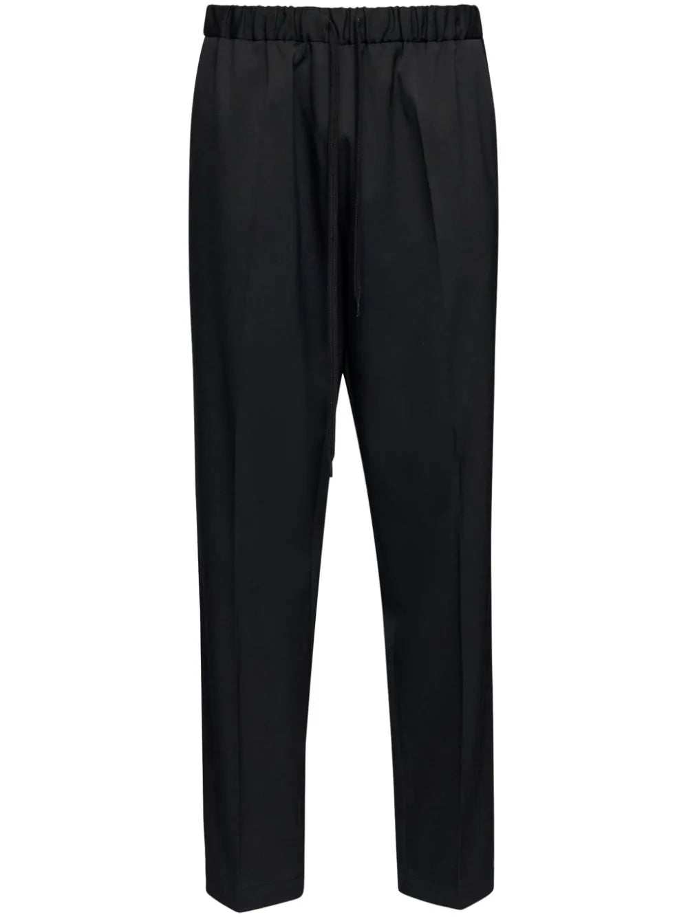 Tailored trousers with drawstring