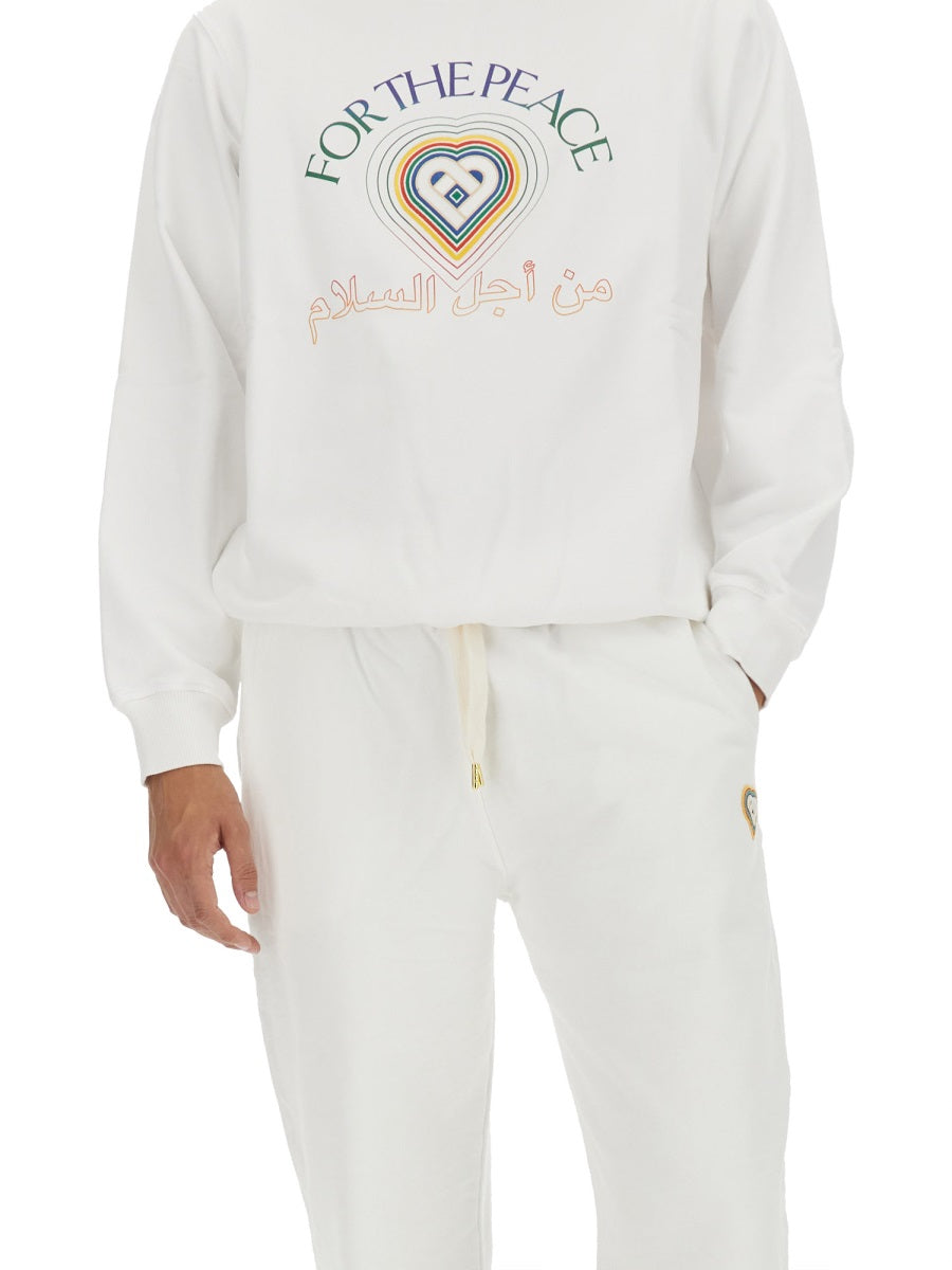 Casablanca Sweatshirts - White | Wanan Luxury