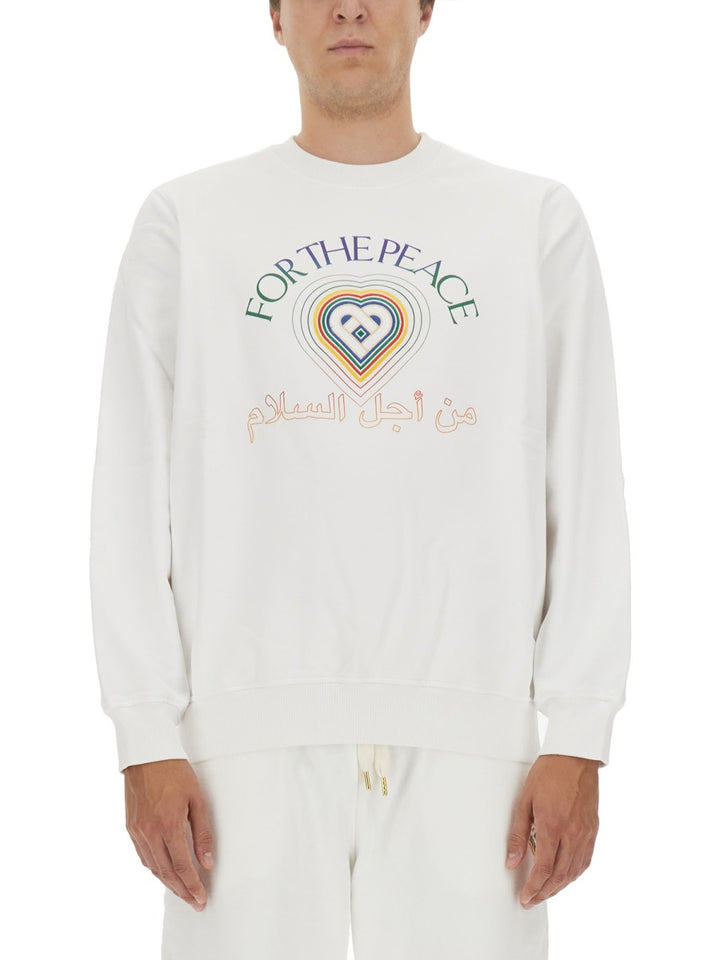 Casablanca Sweatshirts - White | Wanan Luxury