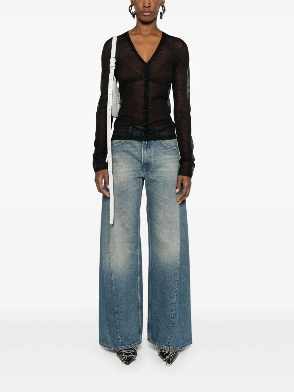 Wide leg jeans