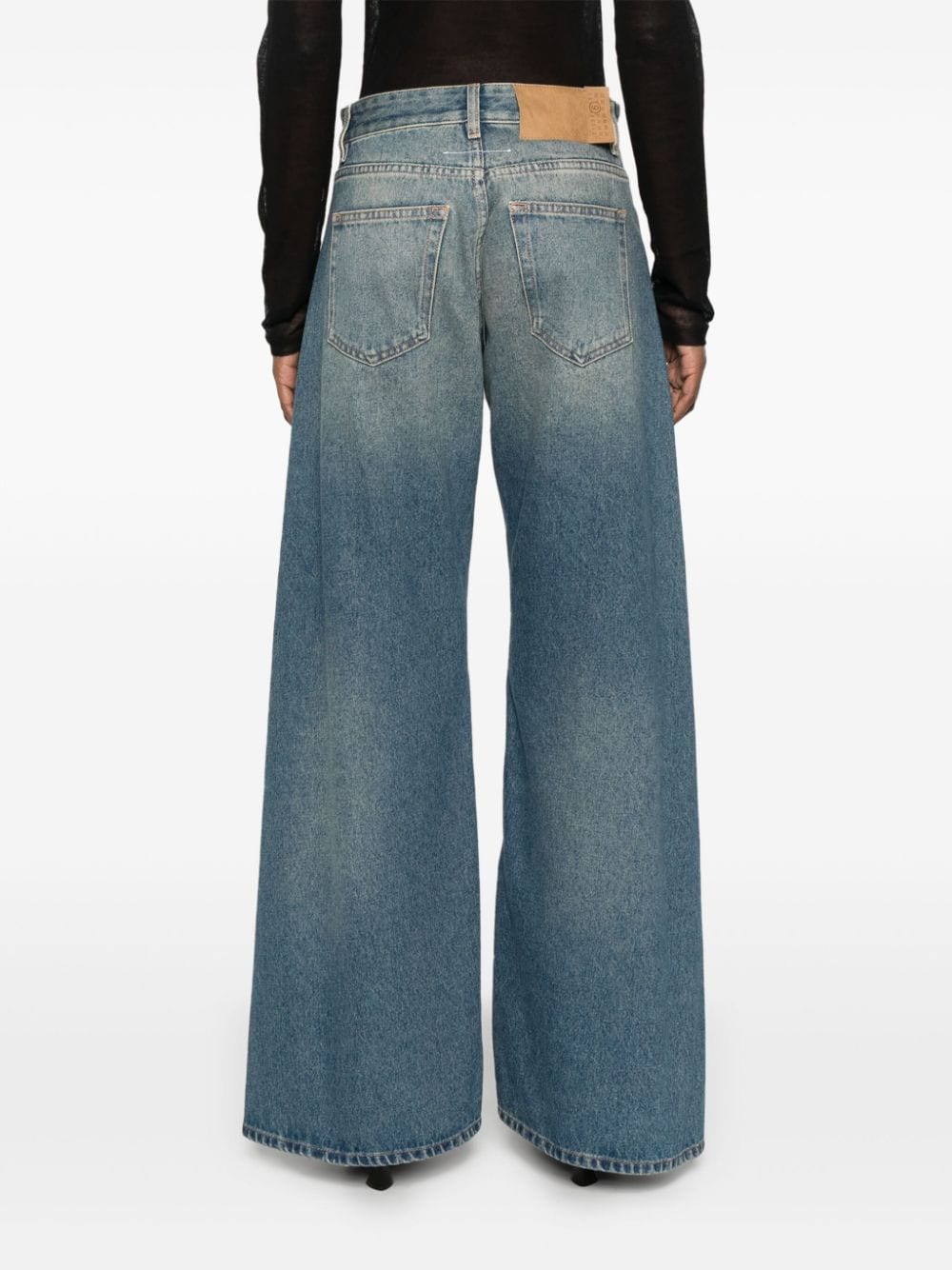 Wide leg jeans