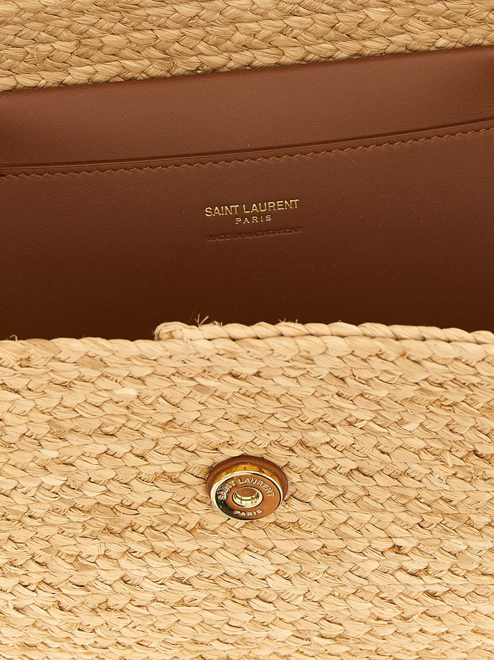 Saint Laurent Manon Shoulder Bags - Beige | 6c96bdcc9b12d460ba24b7834cb2e3cb76bd092c