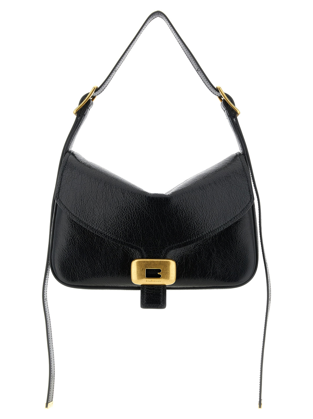 Balenciaga Clicca Shoulder Bags - Black | 9d230a1eb9a4c29cc1bbd4d421d33cfeb99ba303