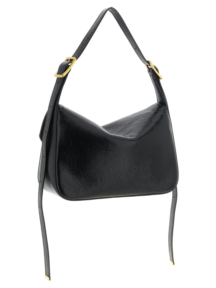 Balenciaga Clicca Shoulder Bags - Black | 84138f8a67544e64f85f7115229909bad6ef3821