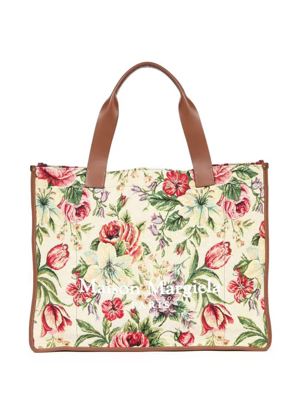 Floral tote bag