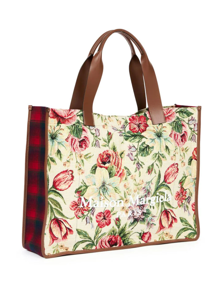 Floral tote bag