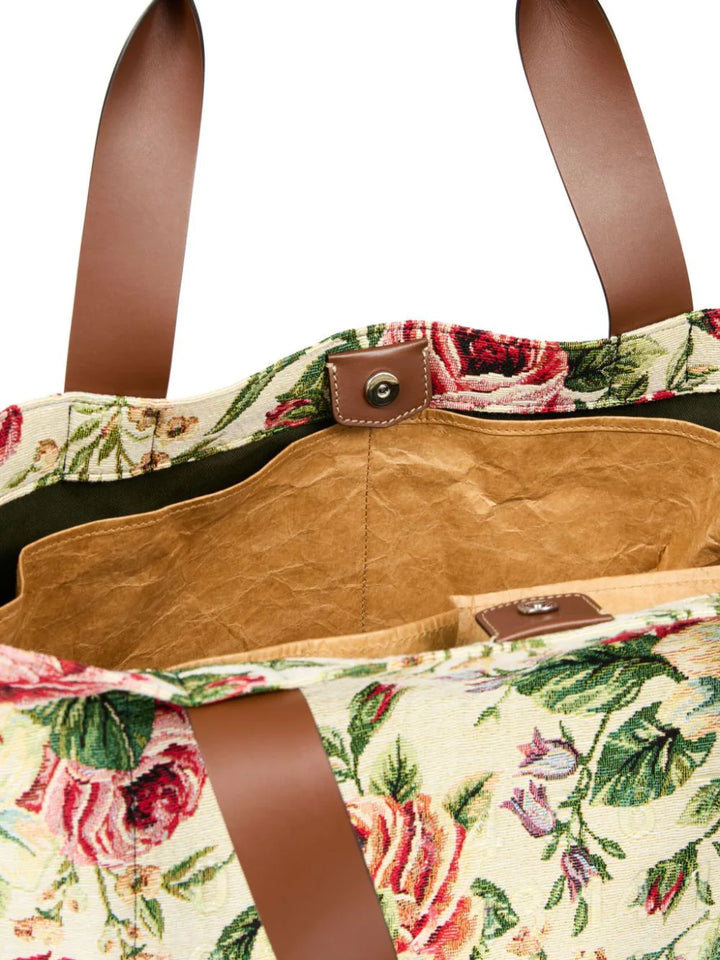 Floral tote bag