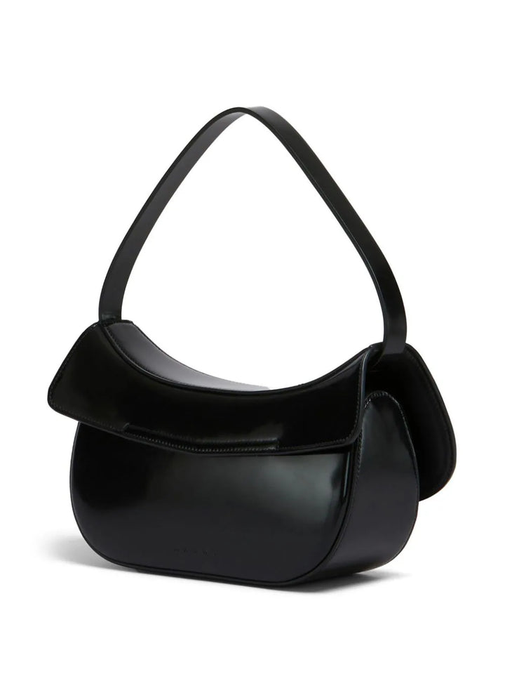 Leather shoulder bag