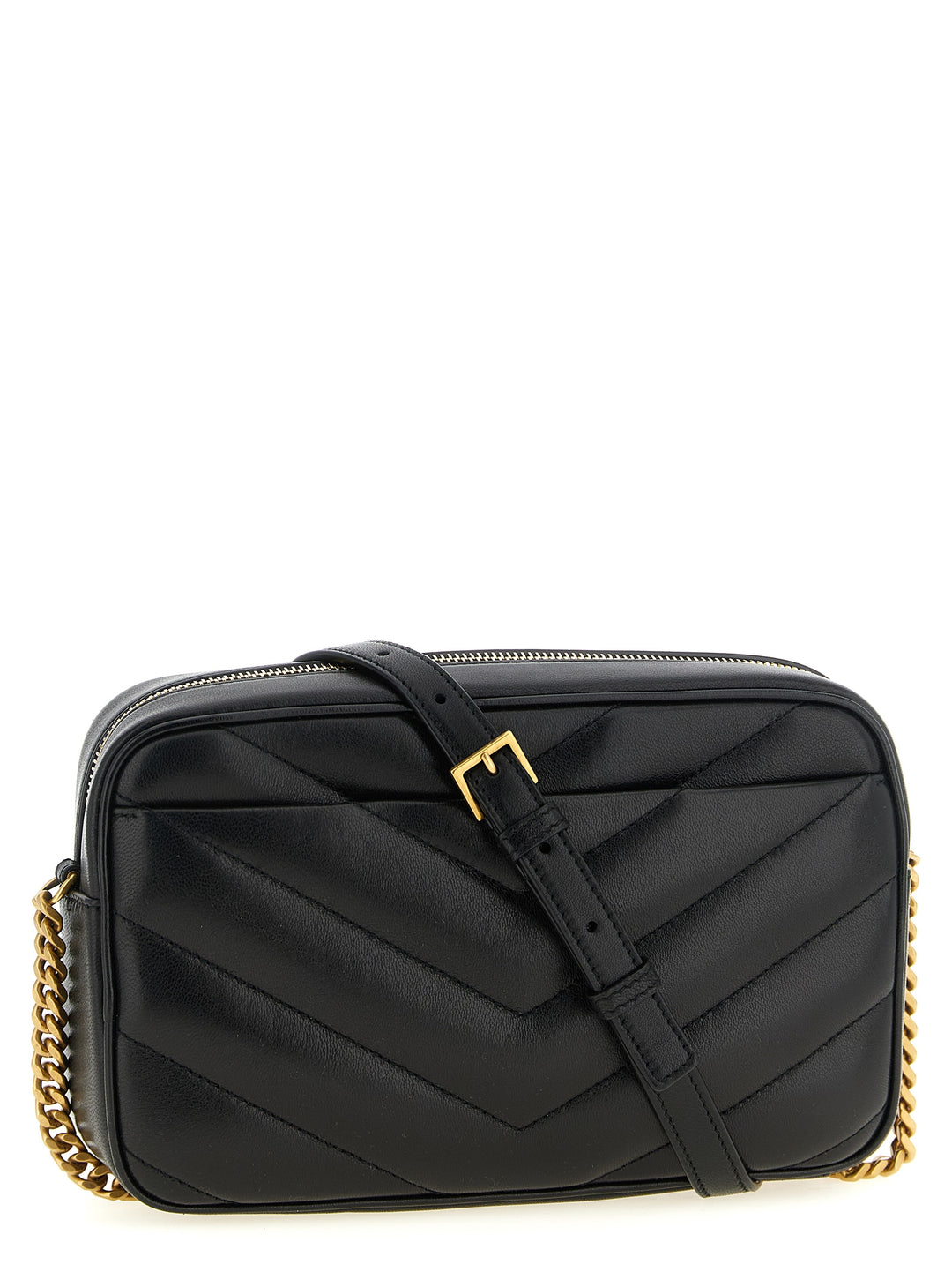 Saint Laurent Loulou Crossbody Bags - Black | 7df37860191059eb1ca45759cf82bc7e647eb410